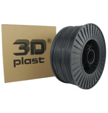 Пластик для 3D-принтера 3Dplast PLA 1.75мм, 3кг, gray - graphit (3DPLA1753GRGF)