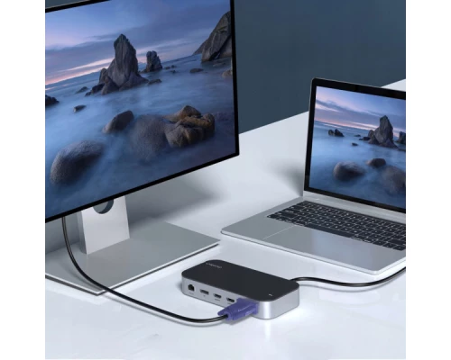 Концентратор Choetech USB-C 15-in-1 HDMI/PD/CR/LAN/USB-A/USB-C/AUX/VGA/DP (HUB-M52-GY) Концентратор Choetech USB-C 15-in-1 HDMI/PD/CR/LAN/USB-A/USB-C/AUX/VGA/DP (HUB-M52-GY)