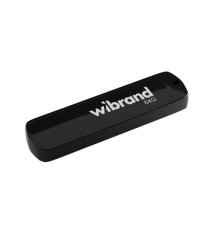 USB флеш накопичувач Wibrand 64GB Grizzly Black USB 2.0 (WI2.0/GR64P3B)