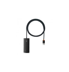 Концентратор Baseus USB 3.0 to 4xUSB 3.0 1.0m black (WKQX030101)