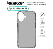 Чохол до мобільного телефона BeCover Anti-Shock Apple iPhone 17 Grey (713794)