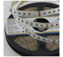 Світлодіодна стрічка LED-STIL RGB, 14,4 Вт/м 4040 120 діодів IP33 24V 200 lm кольорова (DFN4040-120A-IP33-RGB-24V)