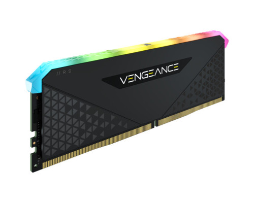 Модуль пам'яті для комп'ютера DDR4 16GB 3600 MHz Vengeance RGB RS Black Corsair (CMG16GX4M1D3600C18)