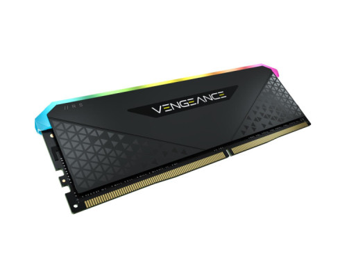 Модуль пам'яті для комп'ютера DDR4 16GB 3600 MHz Vengeance RGB RS Black Corsair (CMG16GX4M1D3600C18)