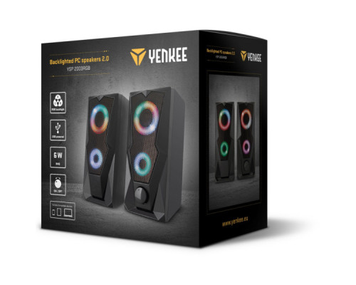 Акустична система YENKEE YSP 2003RGB USB Black (45015339)
