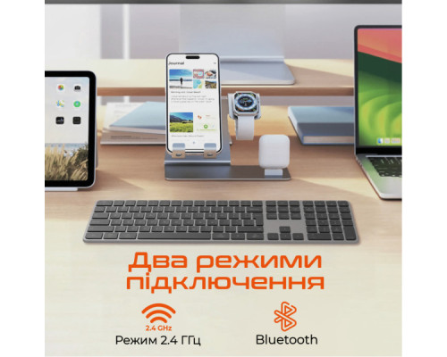 Клавіатура Meetion K230 Bluetooth/Wireless Black (MT-K230MW-A-RUA)