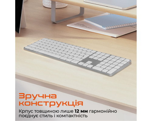 Клавіатура Meetion K230 Bluetooth/Wireless Black (MT-K230MW-A-RUA)