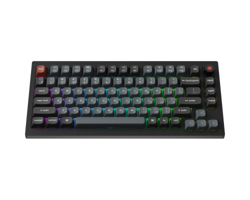 Клавіатура Keychron V1 8K Keychron Super Red Switch RGB USB UA Black (V1W-D1-UA)