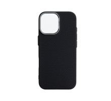 Чохол до мобільного телефона Armorstandart LikeCarbon2 MagCase Apple iPhone 17 Kevlar Black (ARM88379)