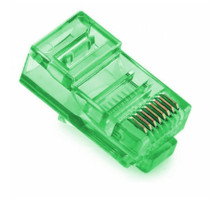 Конектор RJ45 cat.5e UTP 8P8C Green 100 шт Merlion (09051)