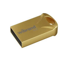 USB флеш накопичувач Wibrand 4GB Hawk Gold USB 2.0 (WI2.0/HA4M1G)