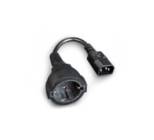 Кабель живлення C14 to Schuko 0.15m Cablexpert (PC-SFC14M-01)