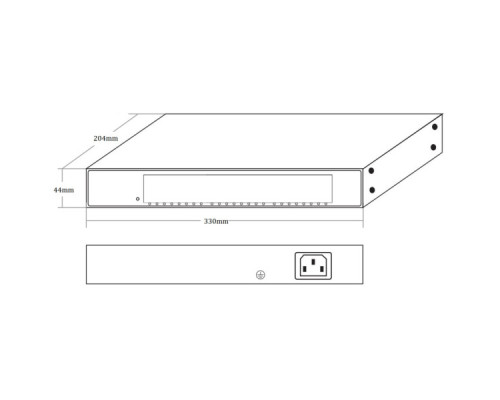 Комутатор мережевий Onv ONV-H3024