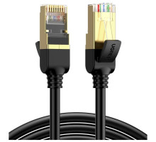 Патч-корд 15м, F/FTP cat 7 RJ-45 black Ugreen (U_11274)
