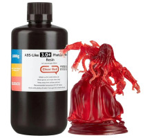 Фотополімерна смола ELEGOO Resin, ABS-like 3.0 plus 1кг, transparent red (50.103.0224)