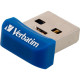 USB флеш накопичувач Verbatim 32GB Store 'n' Stay NANO Blue USB 3.0 (98710)