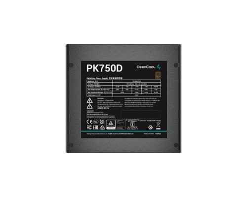 Блок живлення Deepcool 750W PK750D (R-PK750D-FA0B-EU/R-PK750D-FA0BJGEU) Блок живлення Deepcool 750W PK750D (R-PK750D-FA0B-EU/R-PK750D-FA0BJGEU)