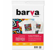 Фотопапір Barva A4 Everyday Sublimation 100 г, 100л (IP-TSE100-328)