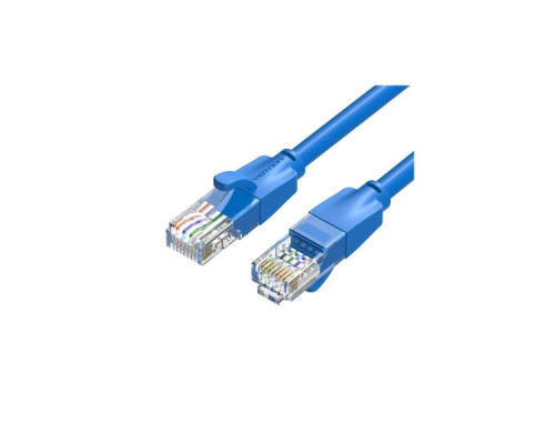 Патч-корд 0.5м, UTP cat 6 RJ-45 blue Vention (IBELD)
