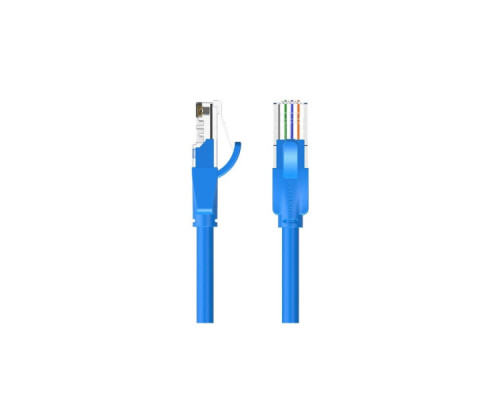 Патч-корд 0.5м, UTP cat 6 RJ-45 blue Vention (IBELD)