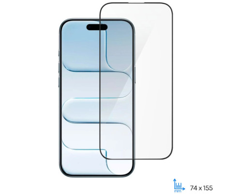 Скло захисне 2E 2.5D FCFG iPhone Air Black (2E-IP-AIR-SMFCFG-BB)