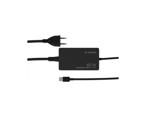Блок живлення мережевий Gembird TYPE-C/PD/65W, 28W QC/4.0/4.0+/28W (NPA-AC-PDQC65-01)