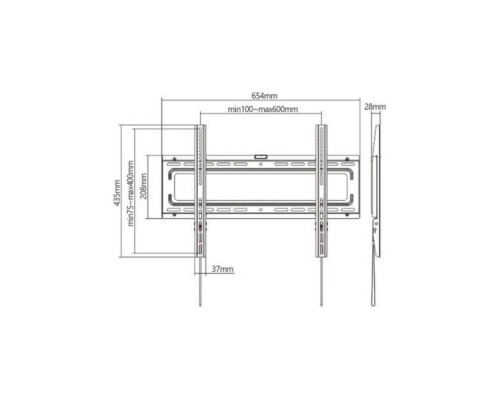 Кронштейн HiSmart HS081270 Кронштейн HiSmart HS081270
