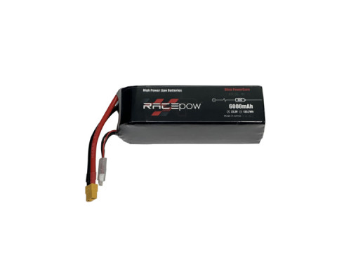 Акумулятор для дрона RacePow 6000mAh 6S 80C (6000mAh-6S-80C) Акумулятор для дрона RacePow 6000mAh 6S 80C (6000mAh-6S-80C)