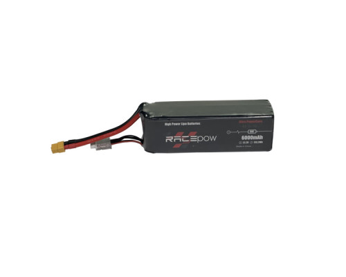Акумулятор для дрона RacePow 6000mAh 6S 80C (6000mAh-6S-80C) Акумулятор для дрона RacePow 6000mAh 6S 80C (6000mAh-6S-80C)
