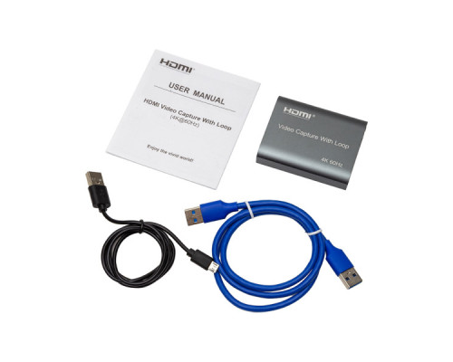 Пристрій захоплення відео PowerPlant HDVC7 HDMI USB2.0 4k/60hz (CA914173)