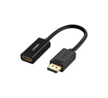Перехідник Display Port M to HDMI F 4K30Hz black UGREEN (40363)