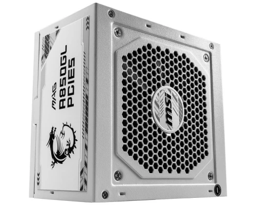 Блок живлення MSI 850W (MAG A850GL PCIE5 WHITE) Блок живлення MSI 850W (MAG A850GL PCIE5 WHITE)