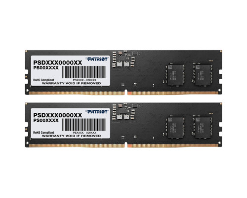 Модуль пам'яті для комп'ютера DDR5 16GB (2x8GB) 4800 MHz Signature Line Patriot (PSD516G4800K) Модуль пам'яті для комп'ютера DDR5 16GB (2x8GB) 4800 MHz Signature Line Patriot (PSD516G4800K)