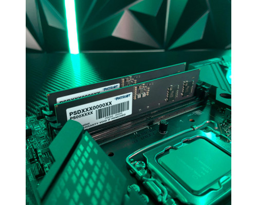 Модуль пам'яті для комп'ютера DDR5 16GB (2x8GB) 4800 MHz Signature Line Patriot (PSD516G4800K) Модуль пам'яті для комп'ютера DDR5 16GB (2x8GB) 4800 MHz Signature Line Patriot (PSD516G4800K)