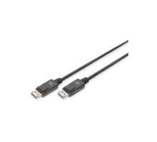 Кабель мультимедійний DisplayPort M to DisplayPort M 3.0m 4K black Digitus (AK-340100-030-S)