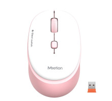 Мишка Meetion R571 Wireless White/Pink (MT-R571-P)