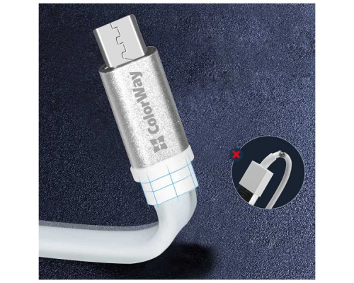 Дата кабель USB 2.0 AM to Micro 5P 0.25m white ColorWay (CW-CBUM-MUM25W) Дата кабель USB 2.0 AM to Micro 5P 0.25m white ColorWay (CW-CBUM-MUM25W)