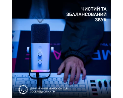 Мікрофон Fifine TAM8W USB White (TAM8W) Мікрофон Fifine TAM8W USB White (TAM8W)