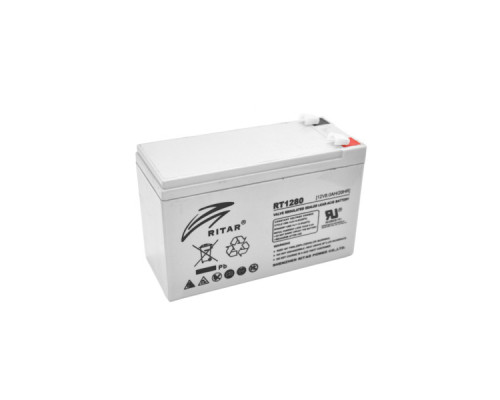 Батарея до ДБЖ Ritar AGM RT1280B, 12V-8Ah (RT1280B)