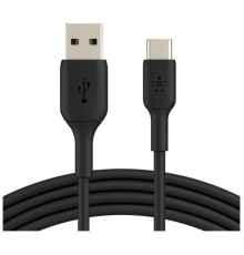 Дата кабель USB 2.0 AM to USB-C 1.0m PVC black Belkin (CAB001BT1MBK)