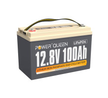 Батарея LiFePo4 Power Queen 12.8V 100Ah (PowerQueen-128V100Ah-H19)