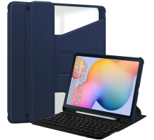 Чохол до планшета BeCover 360° Rotatable + Keyboard Samsung Tab S6 Lite 10.4 P610/P613/P615/P619 Deep Blue (712405)