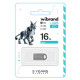 USB флеш накопичувач Wibrand 16GB lynx Silver USB 2.0 (WI2.0/LY16M2S)