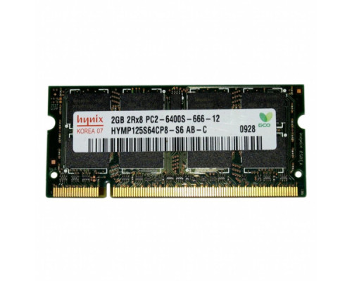 Модуль пам'яті для ноутбука SoDIMM DDR2 2GB 800 MHz Hynix (HYMP125S64CP8-S6)