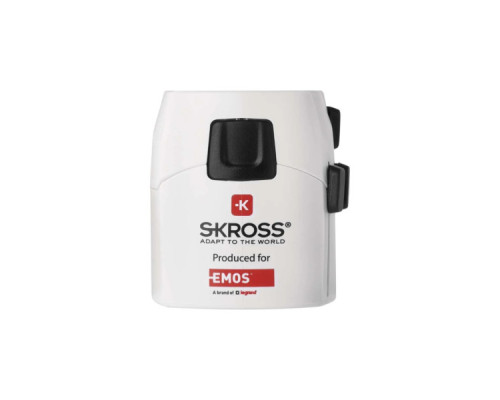 Перехідник Travel Adapter EU to US,AS,AUS,NZ,CN,AF,ME,GB,CH,IT,HK,INr EMOS (P0056N)