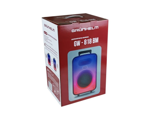 Акустична система Grunhelm GW - 818 BM (GW-818-BM)