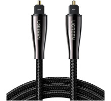 Кабель мультимедійний Optical Toslink 2.0m AV108 black Ugreen (10540)