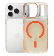 Чохол до мобільного телефона BeCover FIBRA Star Shine MagSafe Apple iPhone 17 Pro Max Orange (715436)