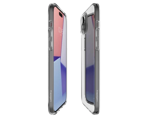 Чохол до мобільного телефона Spigen Apple iPhone 15 Plus Liquid Crystal, Crystal Clear (ACS06647) Чохол до мобільного телефона Spigen Apple iPhone 15 Plus Liquid Crystal, Crystal Clear (ACS06647)