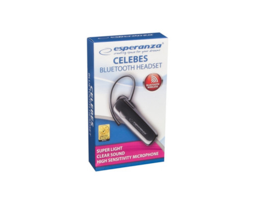 Bluetooth-гарнітура Esperanza Celebes Black (EH184K)